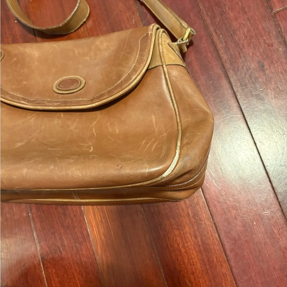 Vintage Gucci Brown Leather Shoulder Bag - Picture 5 of 16
